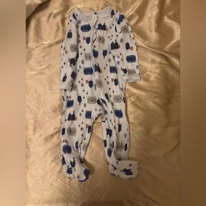 Adorable Blue and White Kids Sleep and Play